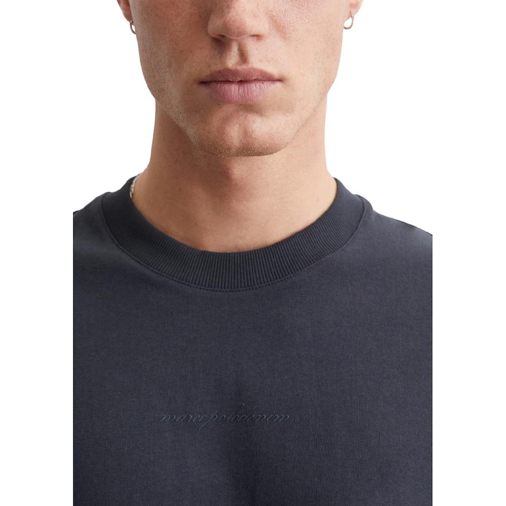 Marc O'Polo DENIM T-Shirt Mit Gummierten Markenlogo In Dynamischer Schreibschrift ▷ Bestellen