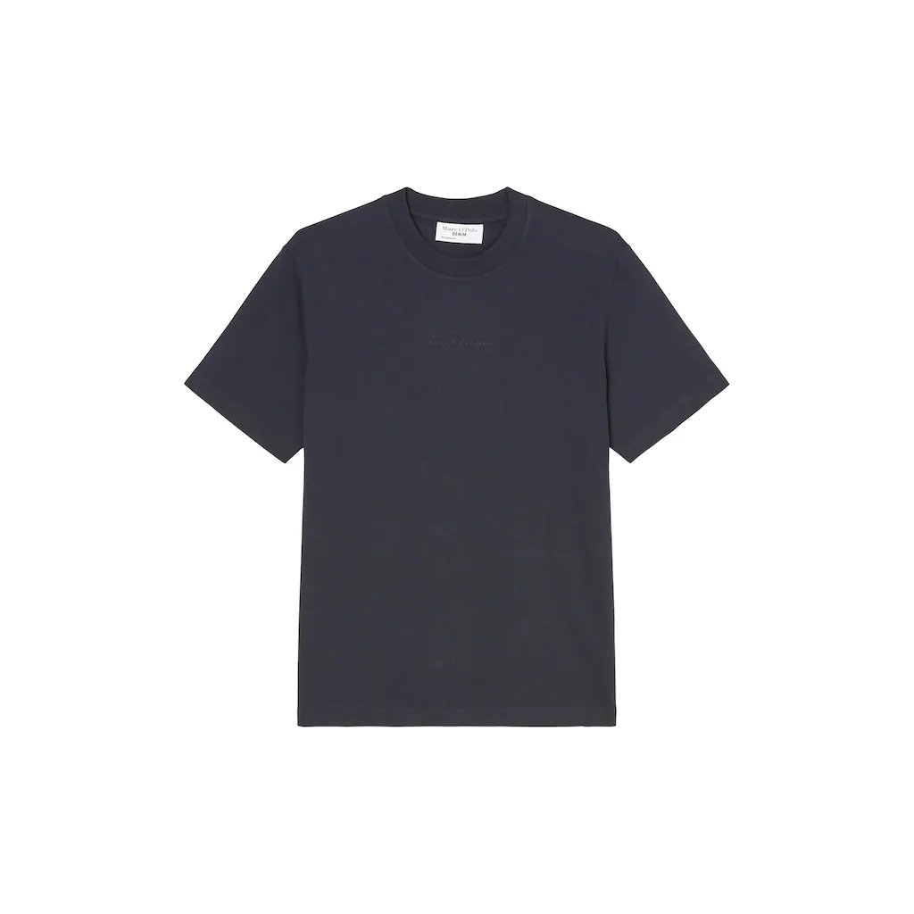 Marc O'Polo DENIM T-Shirt Mit Gummierten Markenlogo In Dynamischer Schreibschrift ▷ Bestellen
