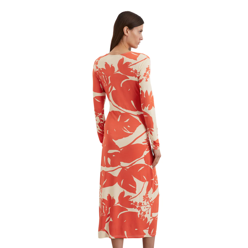Marc O'Polo Druckkleid In Wickel-Optik