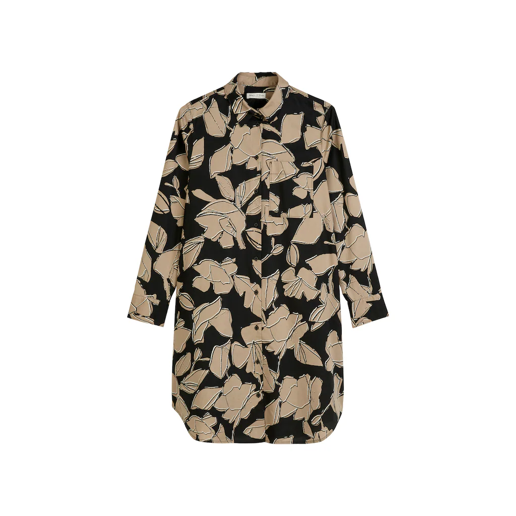 Marc O'Polo Hemdblusenkleid Hat Einen Bezaubernden Femininen Allover-Druck