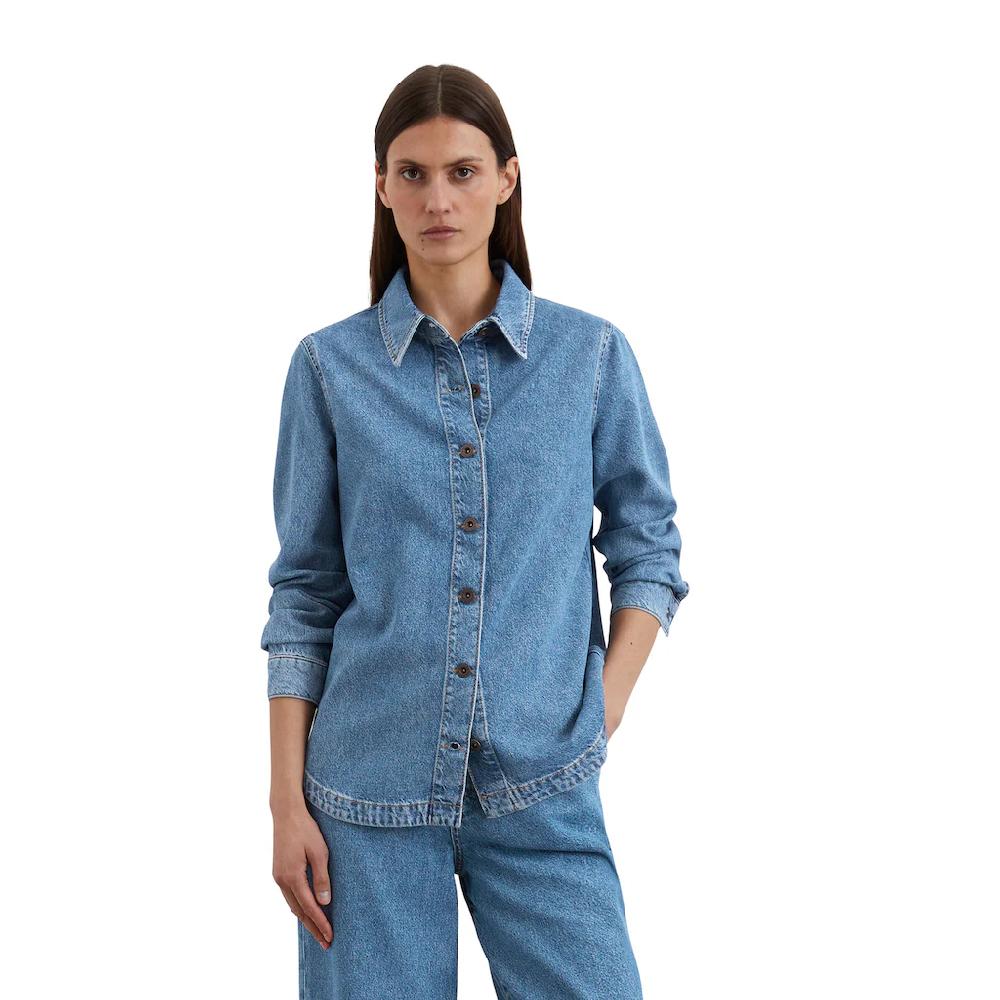 Marc O'Polo Jeansbluse »aus Lyocell-Bio-Baumwolle-Mix«