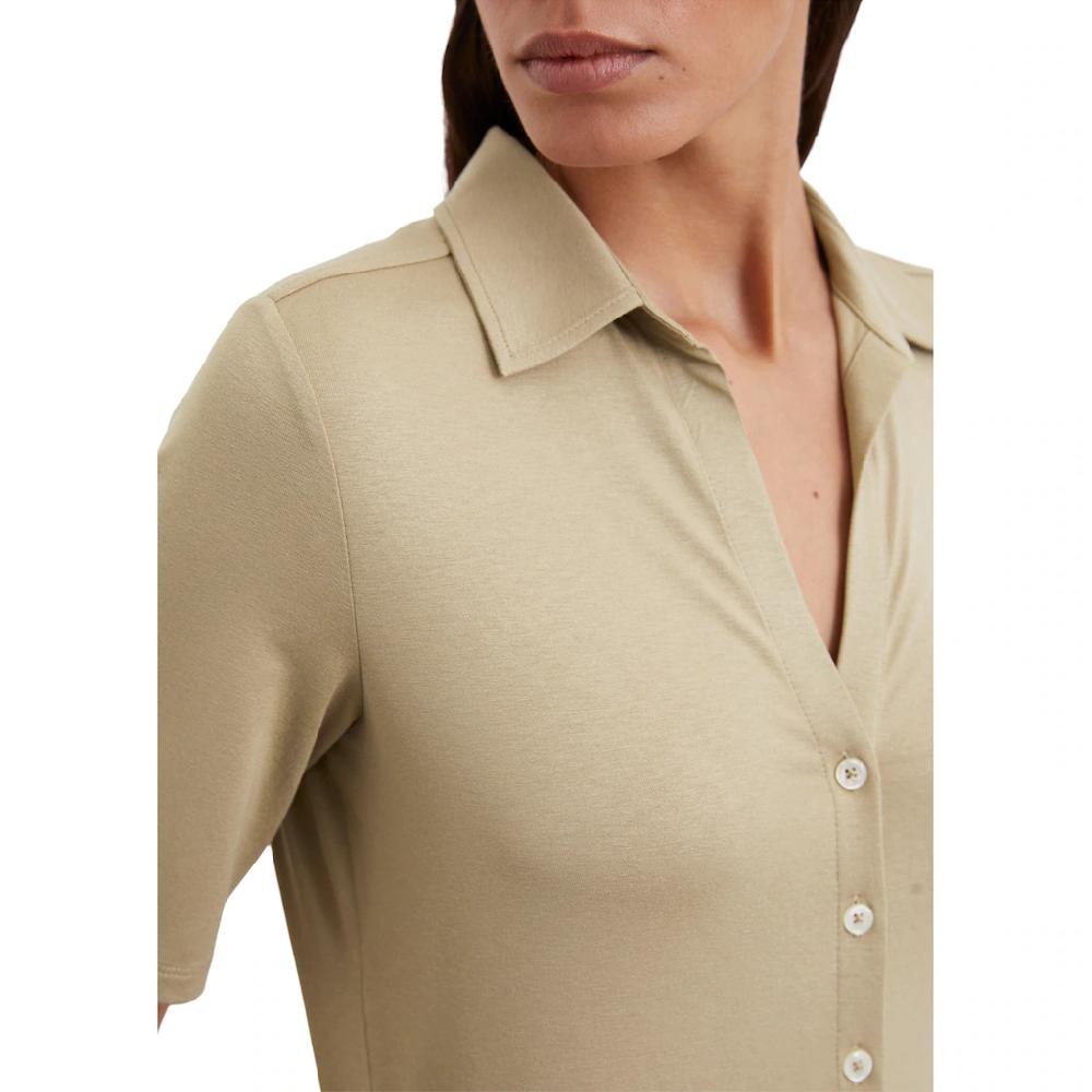 Marc O'Polo Kurzarmbluse »aus LENZING™ ECOVERO™«