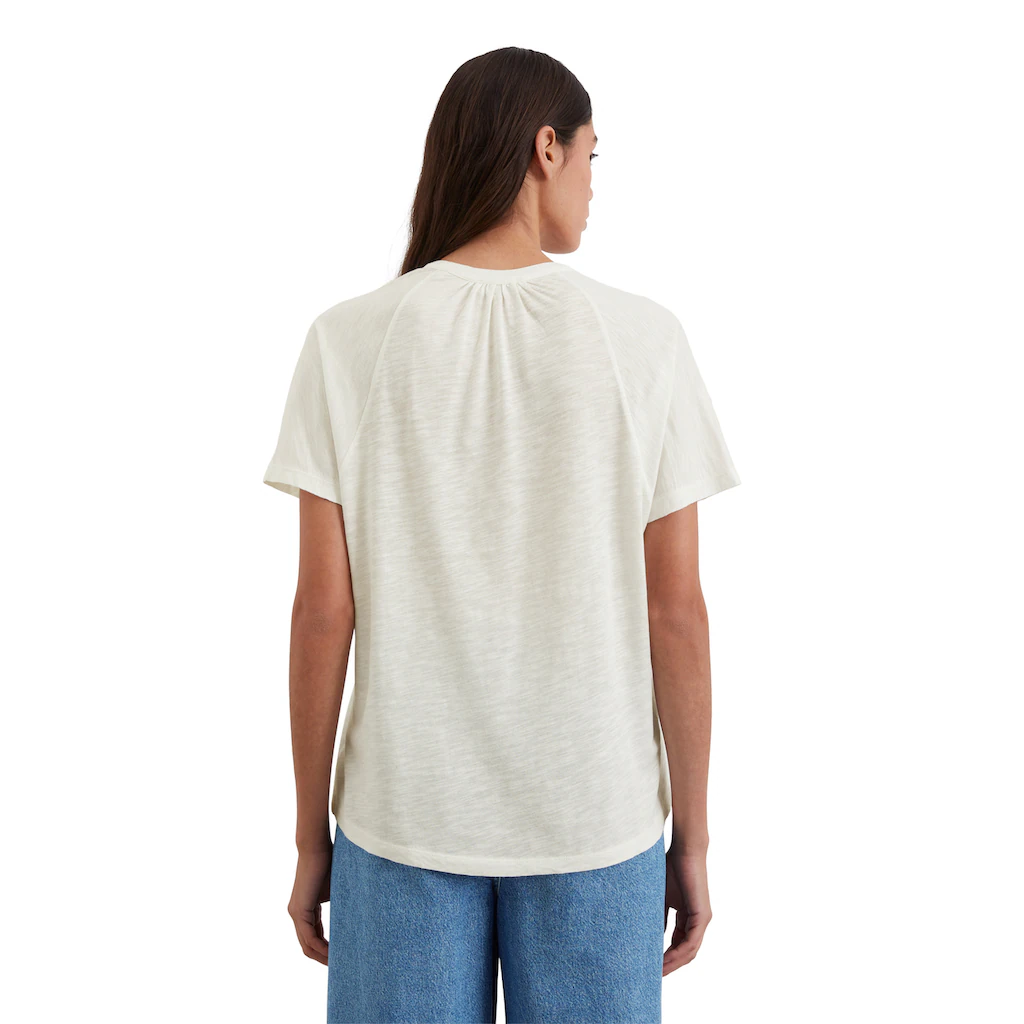 Marc O'Polo Kurzarmbluse »aus Organic Cotton-Viskose-Slub-Jersey«