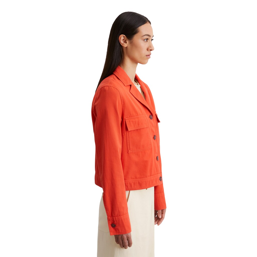 Marc O'Polo Kurzjacke »aus Organic-Cotton-Leinen-Mix« Ohne Kapuze