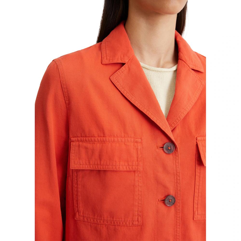 Marc O'Polo Kurzjacke »aus Organic-Cotton-Leinen-Mix« Ohne Kapuze