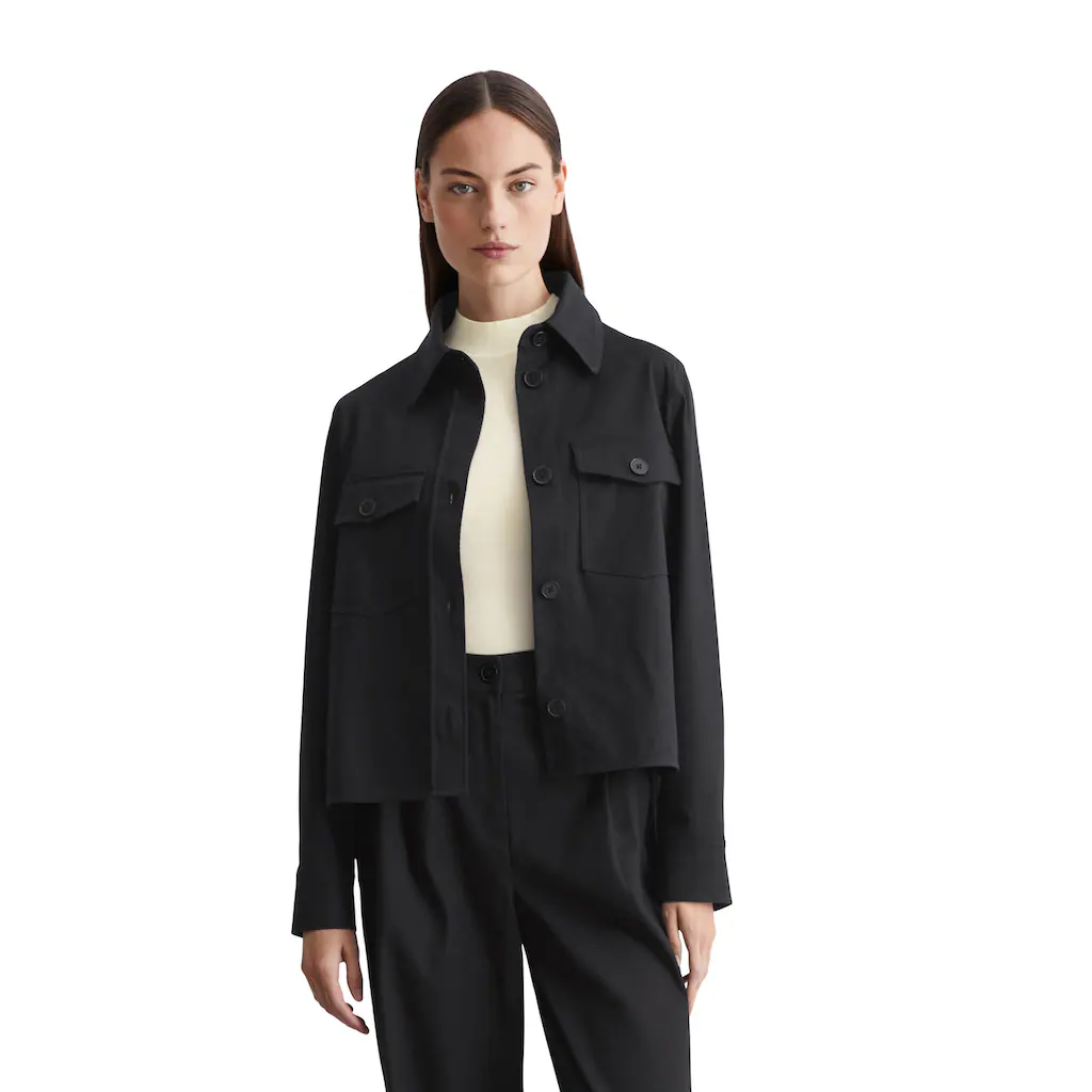 Marc O'Polo Kurzjacke »aus Organic-Cotton-Lyocell-Mix« ohne Kapuze