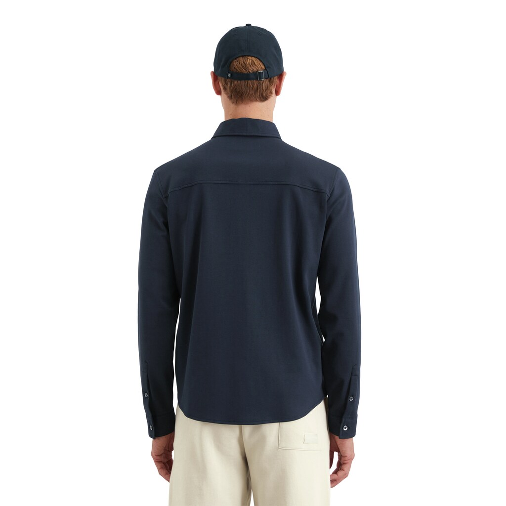 Marc O'Polo Langarm-Poloshirt »aus Reiner Bio-Baumwolle« ▷ Für