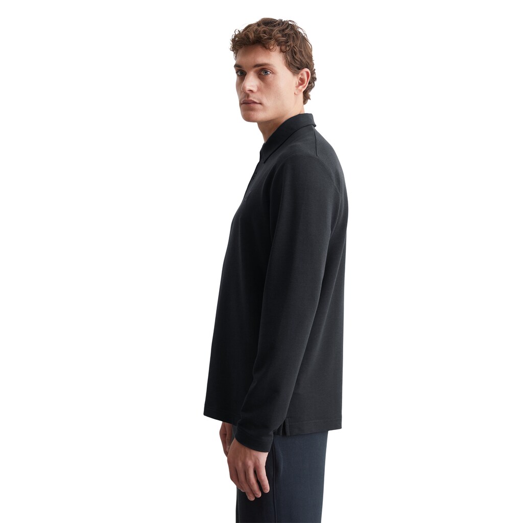 Marc O'Polo Langarm-Poloshirt »aus Weichem Bio-Baumwoll-Viskose-Mix« ▷ Bestellen