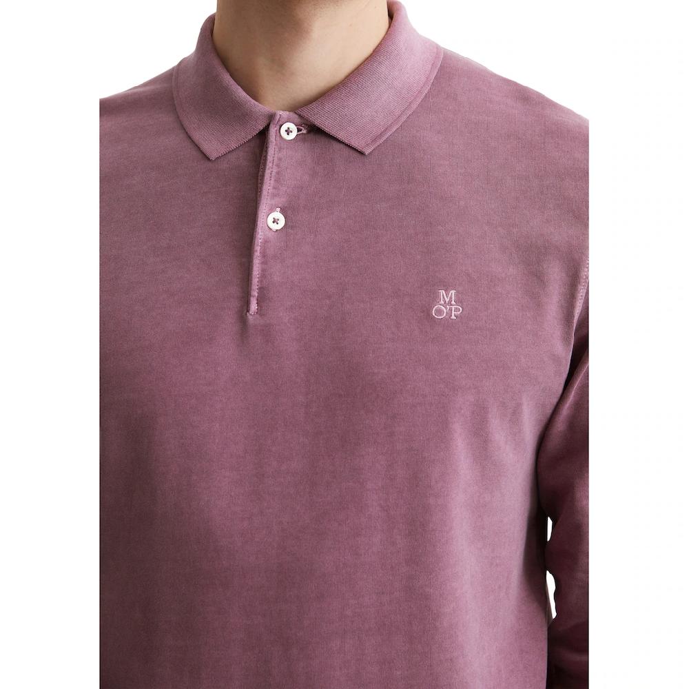 Marc O'Polo Langarm-Poloshirt Im Washed-Look ▷ Bestellen