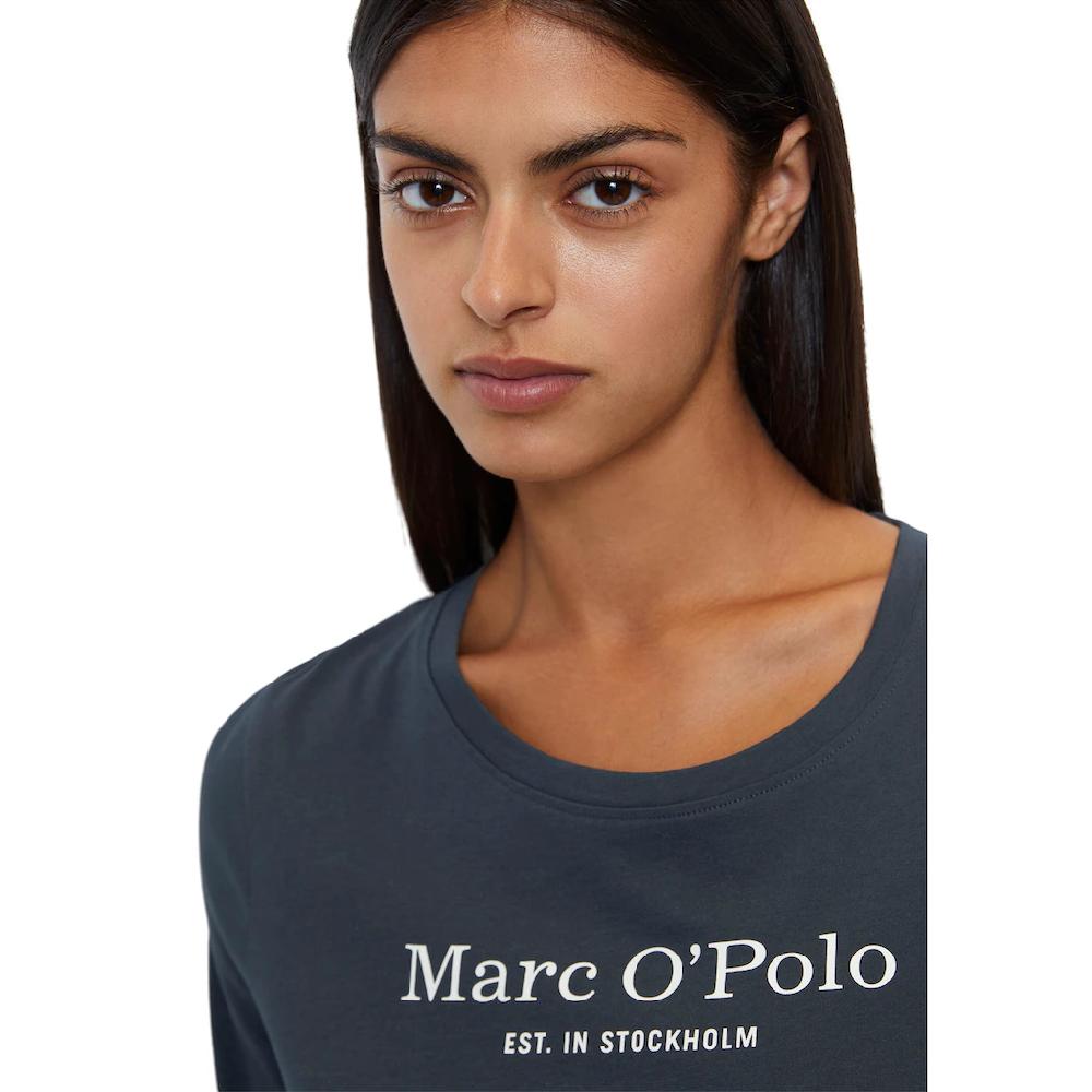 Marc O'Polo Langarmshirt »MIX-N-MATCH« Mit Brustprint In Kontrastfarbe