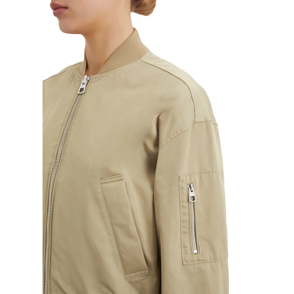 Marc O'Polo Outdoorjacke »aus Recyceltem Polyester-Twill« Ohne Kapuze