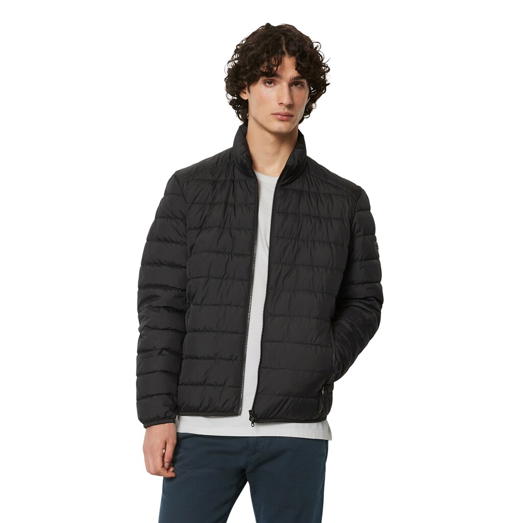 Marc O'Polo Outdoorjacke »aus recycelter Qualität« ohne Kapuze