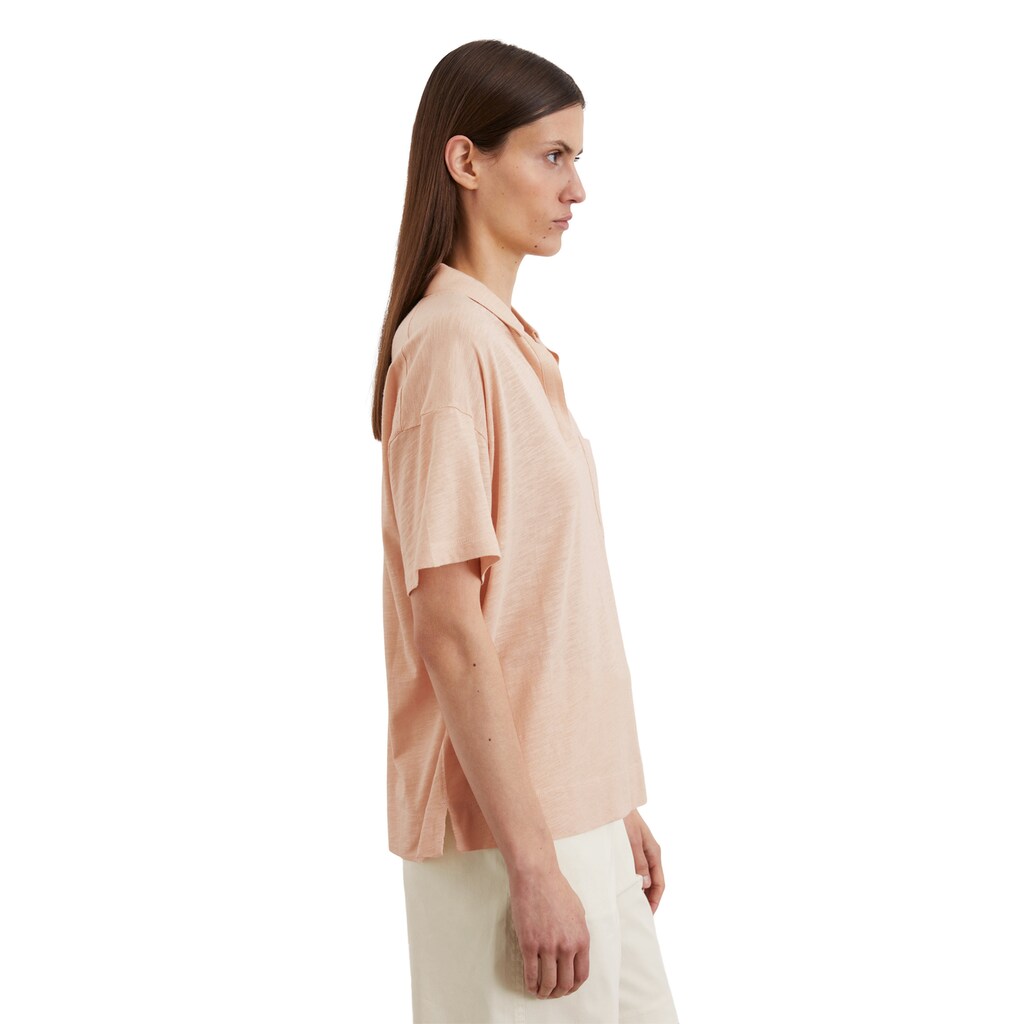 Marc O'Polo Poloshirt »aus Organic Cotton-Viskose-Mix«