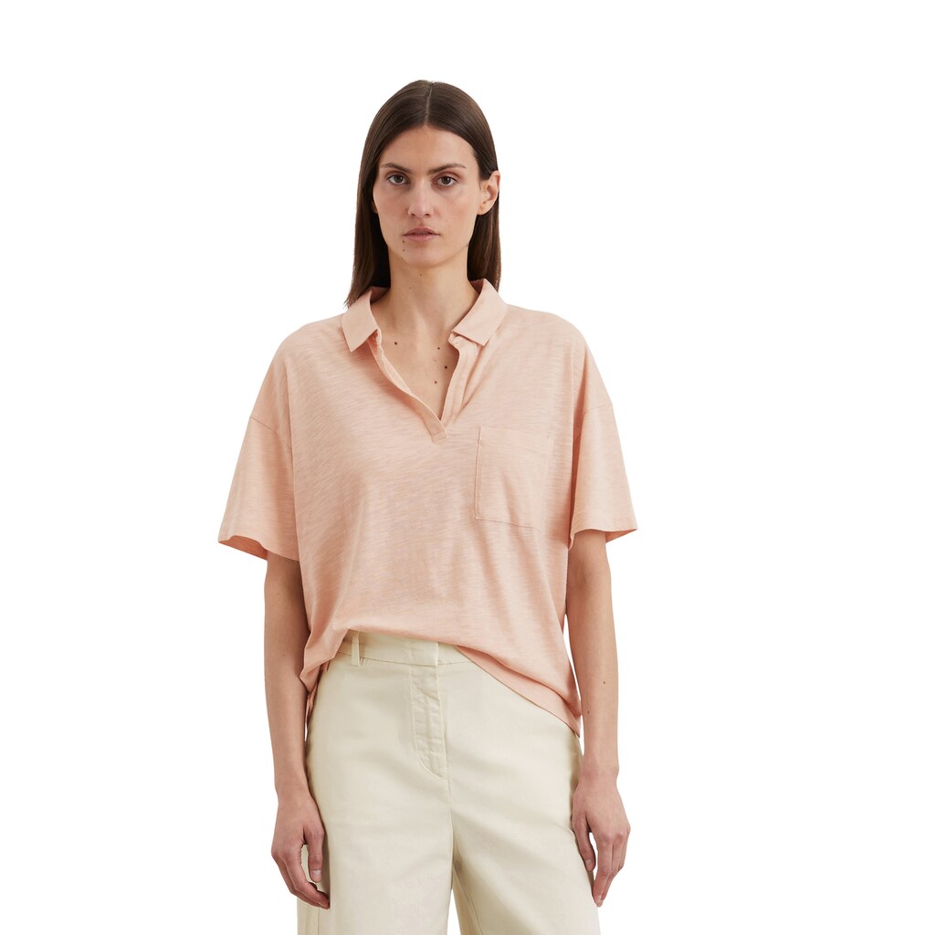 Marc O'Polo Poloshirt »aus Organic Cotton-Viskose-Mix«