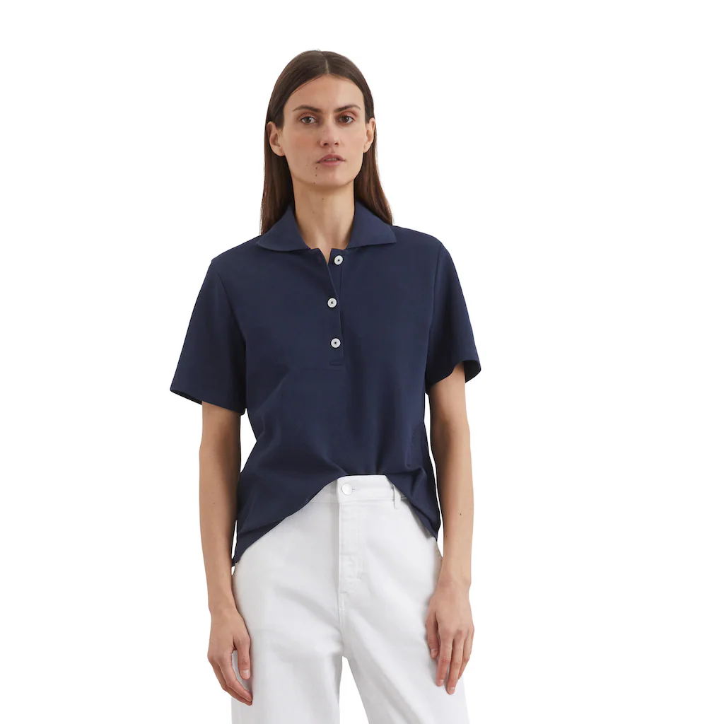 Marc O'Polo Poloshirt mit lässiger Honeycomb-Struktur