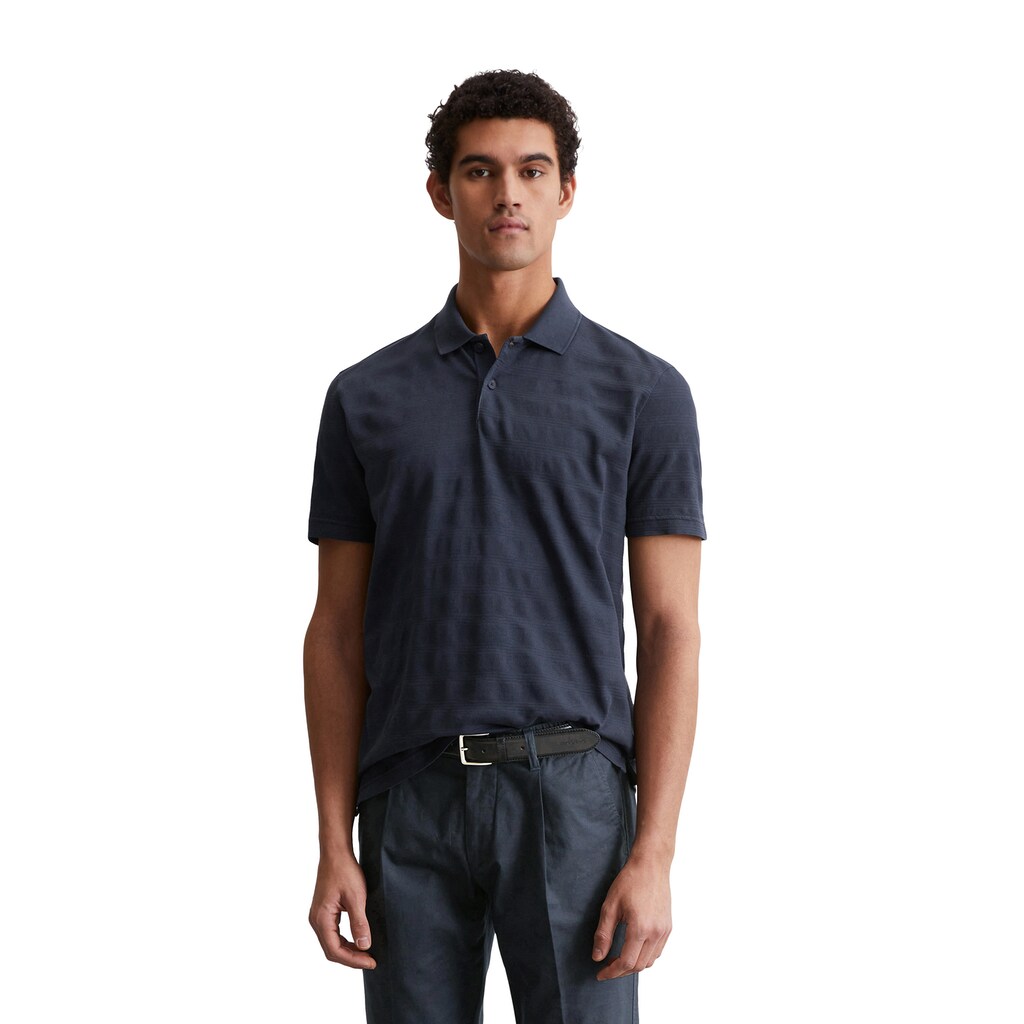 Marc O'Polo Poloshirt »mit Streifenstruktur«