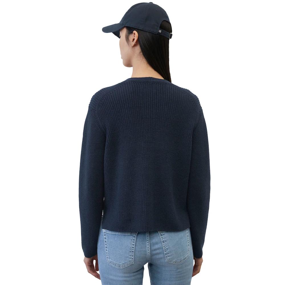 Marc O'Polo Strickjacke In Kurzer Gerader Form