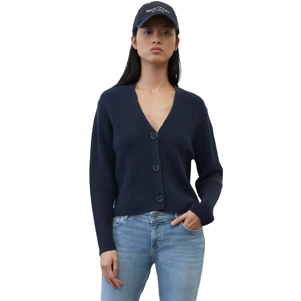 Marc O'Polo Strickjacke in kurzer gerader Form