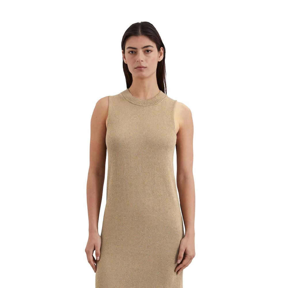 Marc O'Polo Strickkleid »aus Bio-Baumwolle-Leinen-Mix«