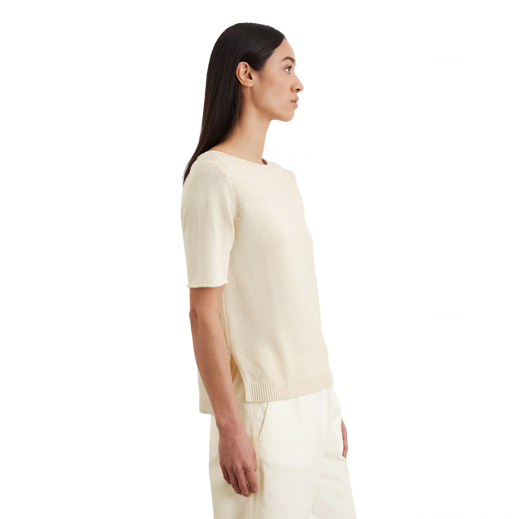 Marc O'Polo Strickpullover »aus Organic-Cotton-Leinen-Mix«