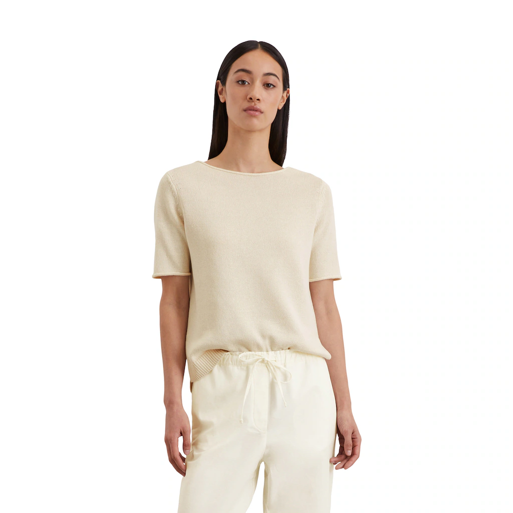Marc O'Polo Strickpullover »aus Organic-Cotton-Leinen-Mix«