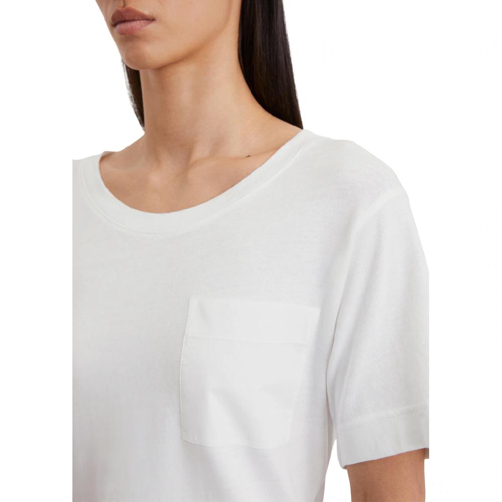 Marc O'Polo T-Shirt »mit Aufgesetzter Satin-Tasche«