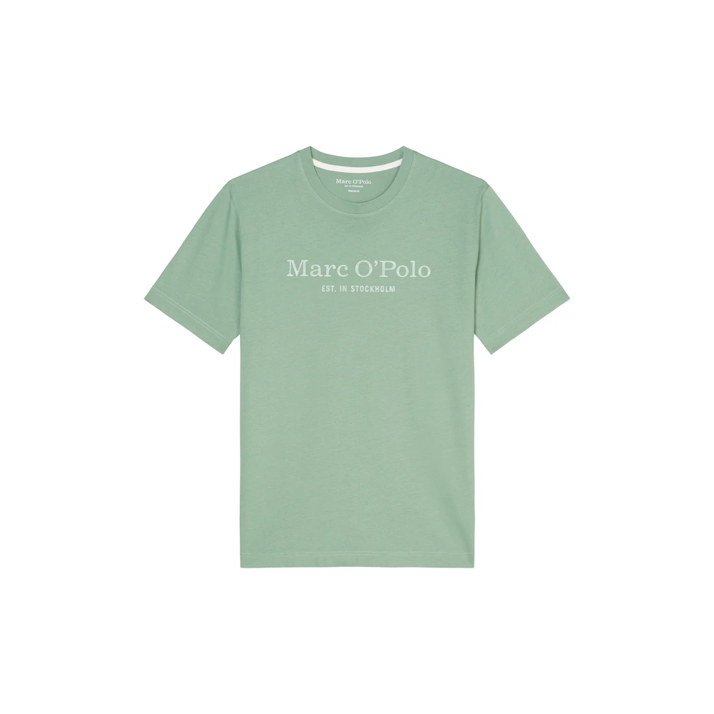 Marc O'Polo T-Shirt Mit Tonigem Label-Print Vorne ▷ Bestellen