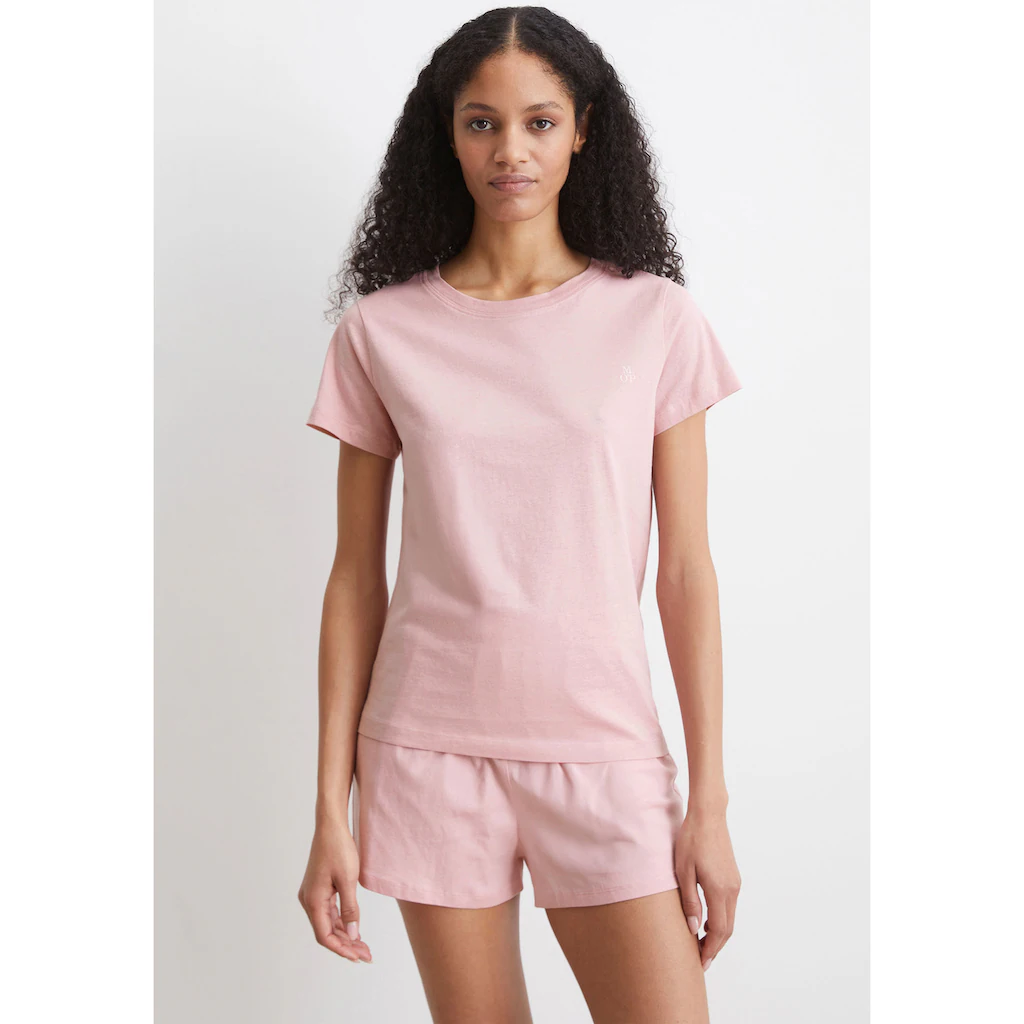 Marc O'Polo T-Shirt »Mix & Match Cotton« mit dezenter Markenstickerei