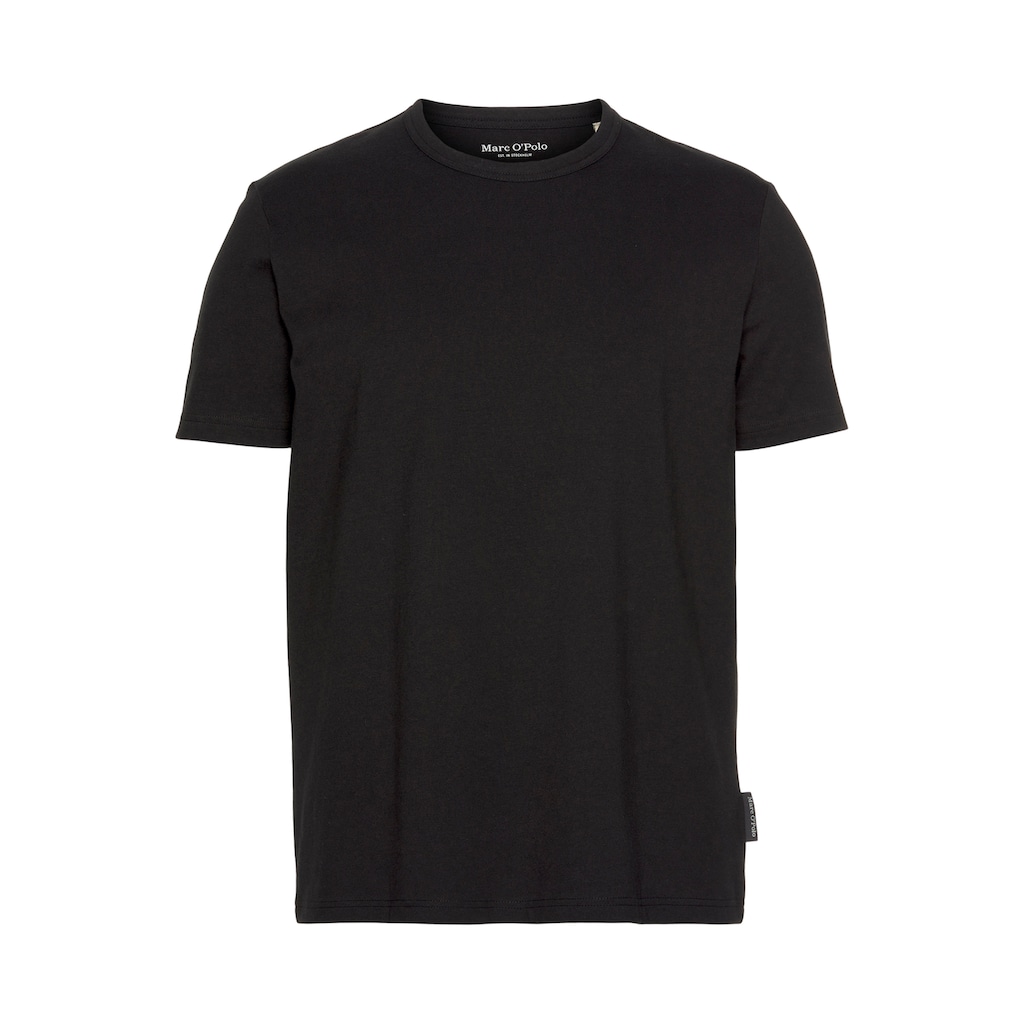 Marc O'Polo T-Shirt Rundhals-T-Shirt Regular aus hochwertiger Baumwolle ▷ für