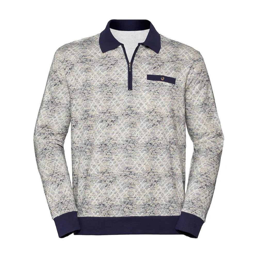 Marco Donati Poloshirt »Langarm-Poloshirt« (1 tlg.)