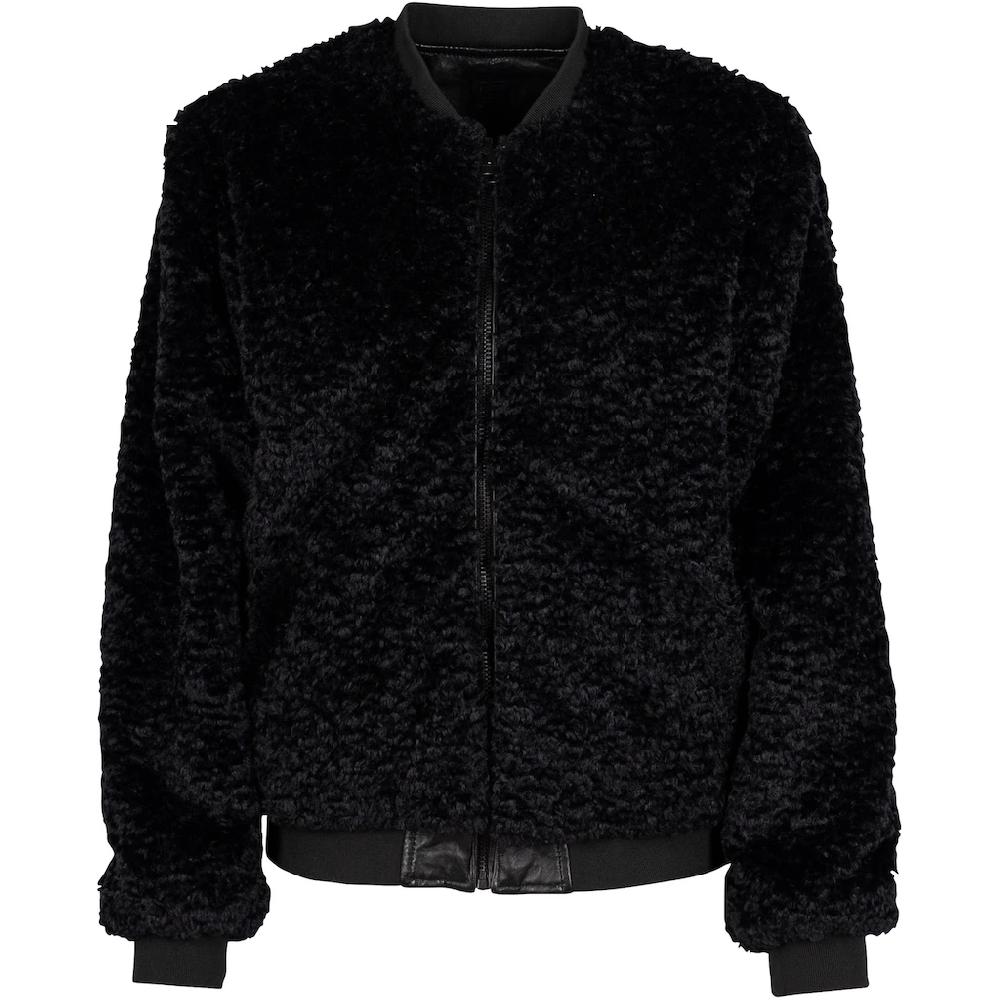 Mauritius Lederjacke »G2WDilay OS« Vorn Mit Fellimitat Hinten Aus Leder