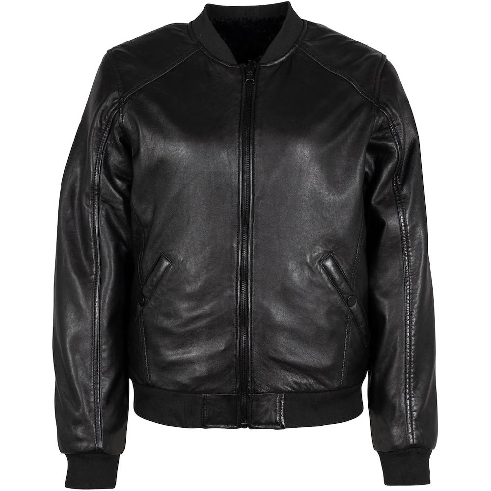 Mauritius Lederjacke »G2WDilay OS« vorn mit Fellimitat hinten aus Leder