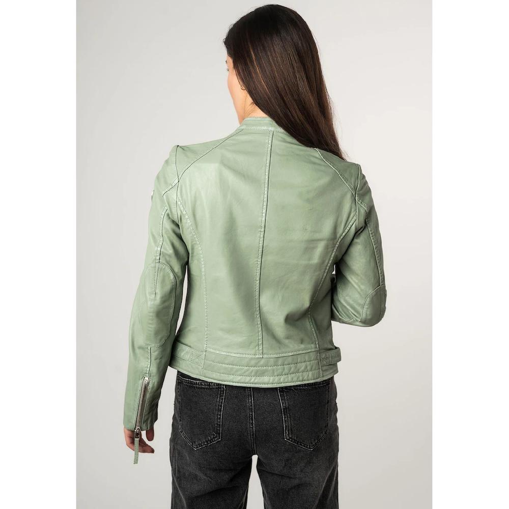 Mauritius Lederjacke »MWFilla« Mit Kleinem Stehkragen