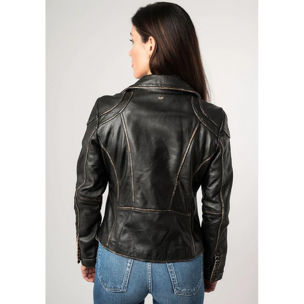 Mauritius Lederjacke »MWTaisha« Mit Reverskragen