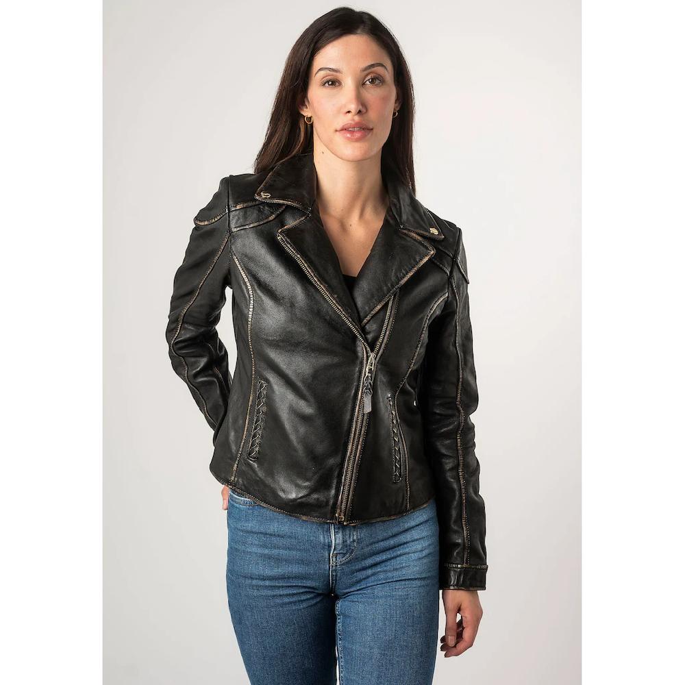Mauritius Lederjacke »MWTaisha« mit Reverskragen