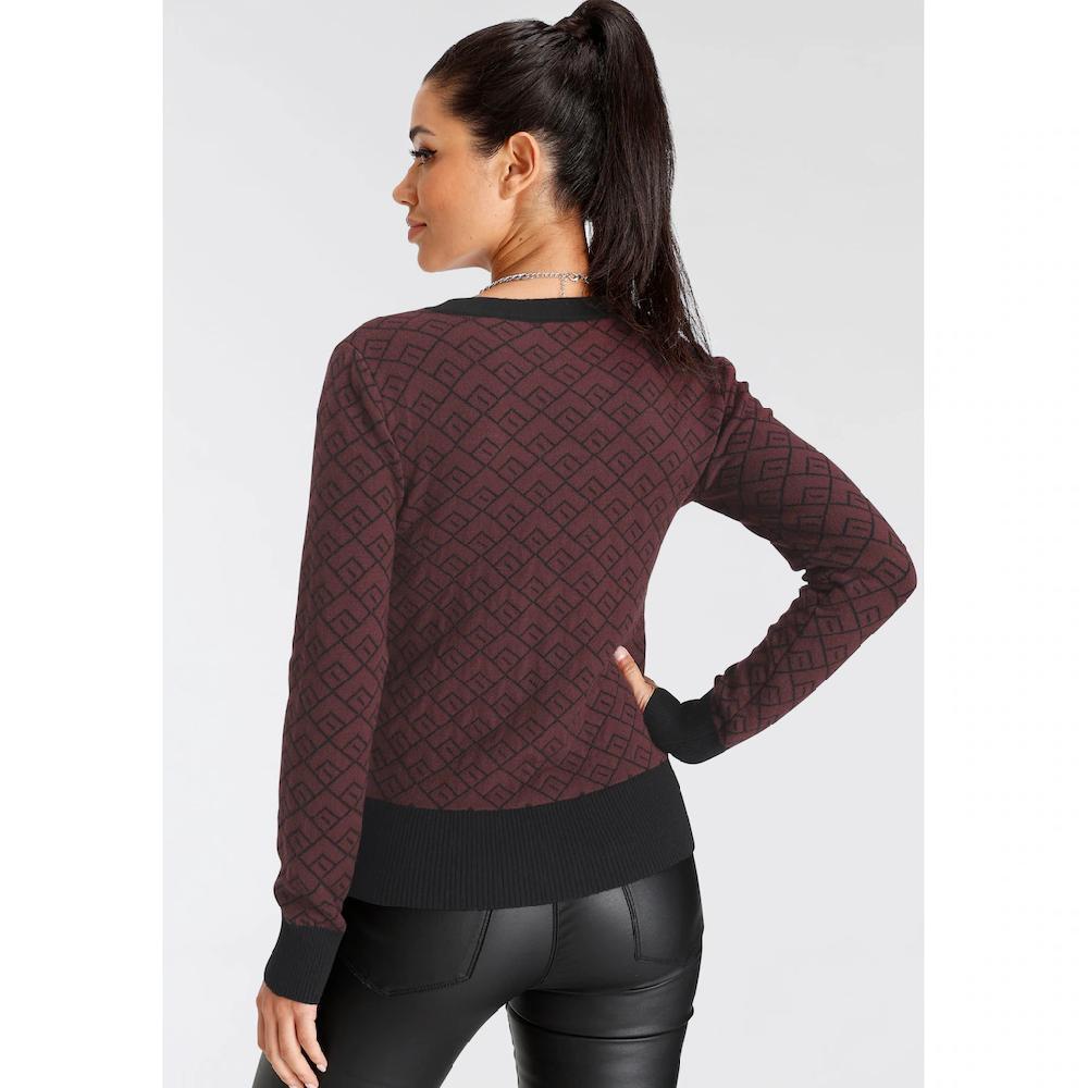 Melrose Strickjacke Mit Kontrastdetails Und Knöpfen