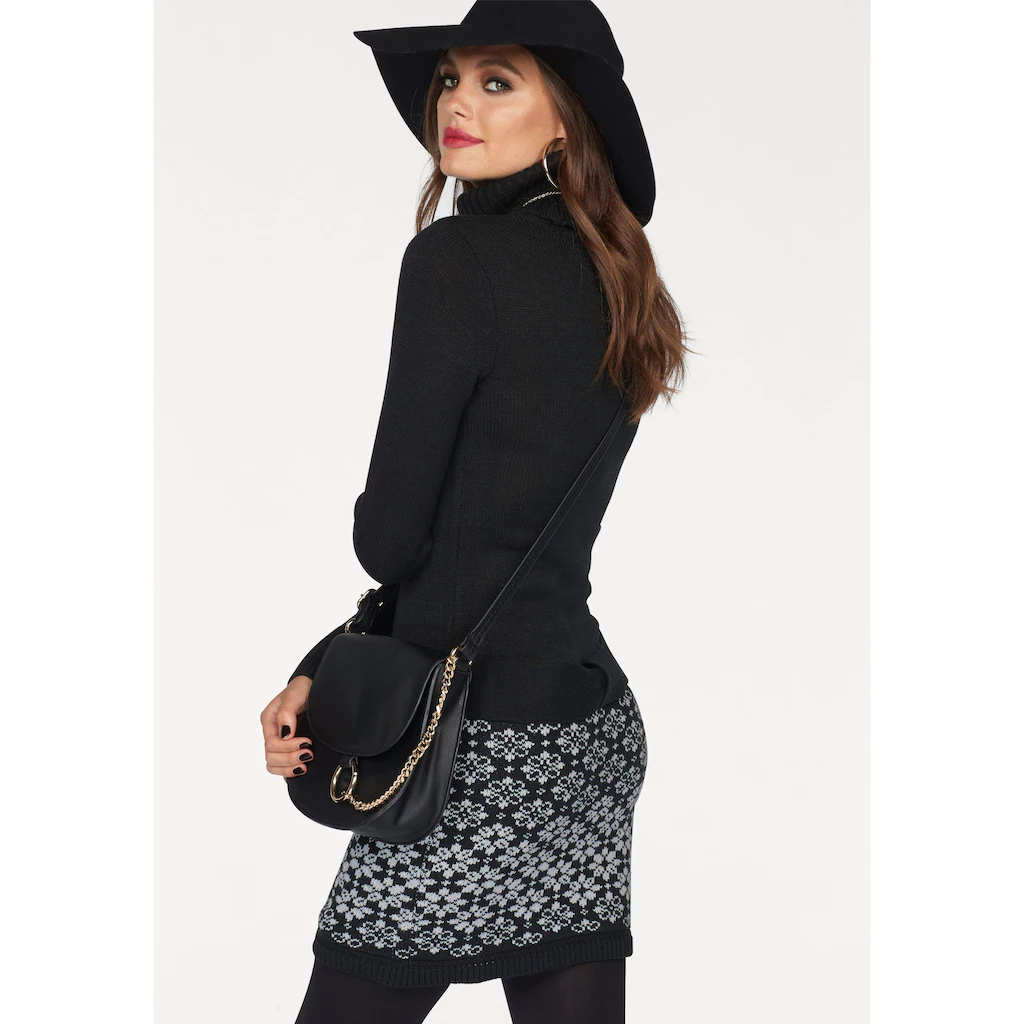 Melrose Strickkleid Festliche Anlässe Und Partys Mini-Schnittform Eleganter Stil