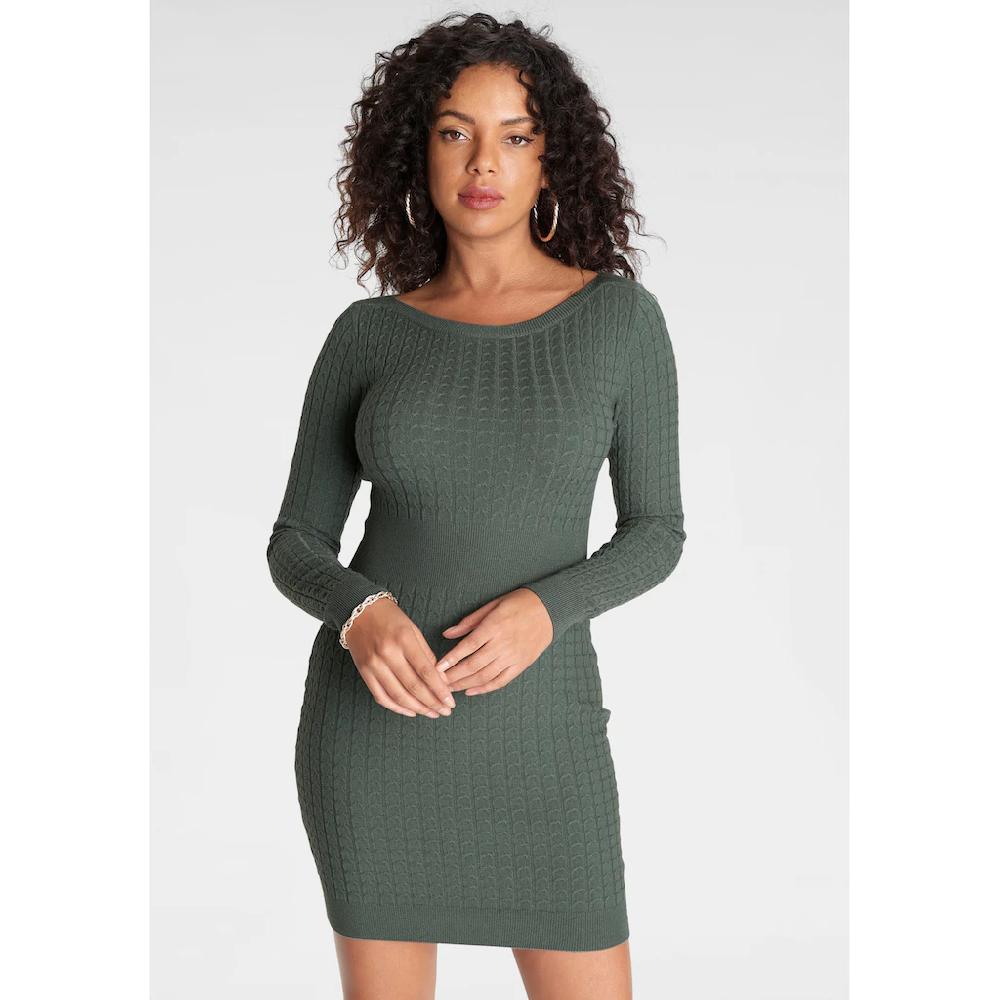Melrose Strickkleid Für Sommer Und Party Feminine Passform Aus Viskosemischung