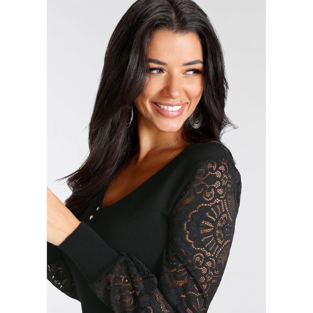 Melrose Strickkleid Kurzes Kleid Femininer Stil Aus Feinstrick Und Viskosemischung