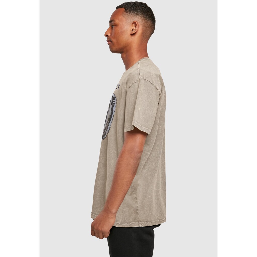 Merchcode T-Shirt »Merchcode Herren Thin Lizzy - Jailbreak Acid Washed Oversize Tee« (1 Tlg.)