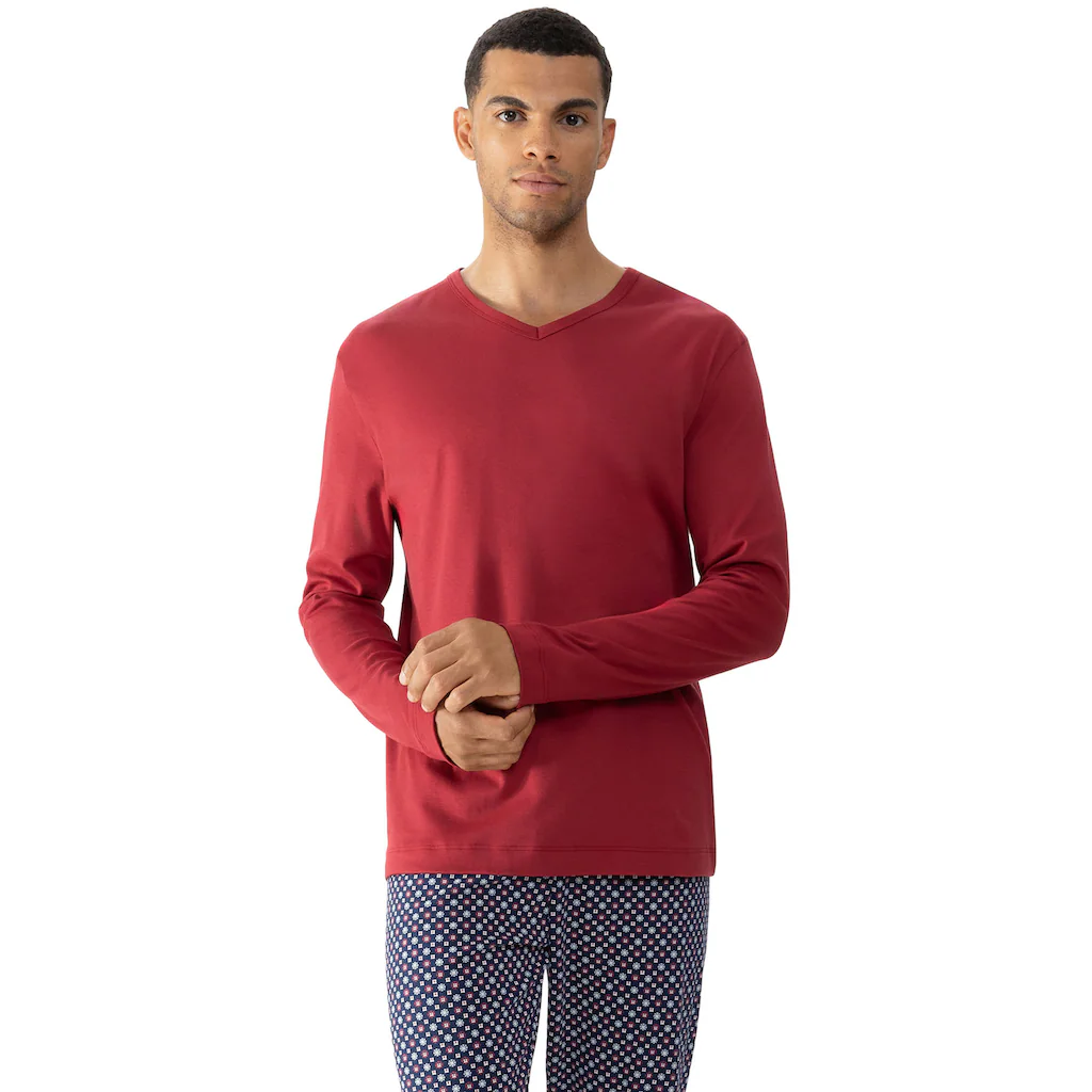 Mey Langarmshirt »SOLID NIGHT« T-Shirt aus Interlock-Jersey ▷ bestellen