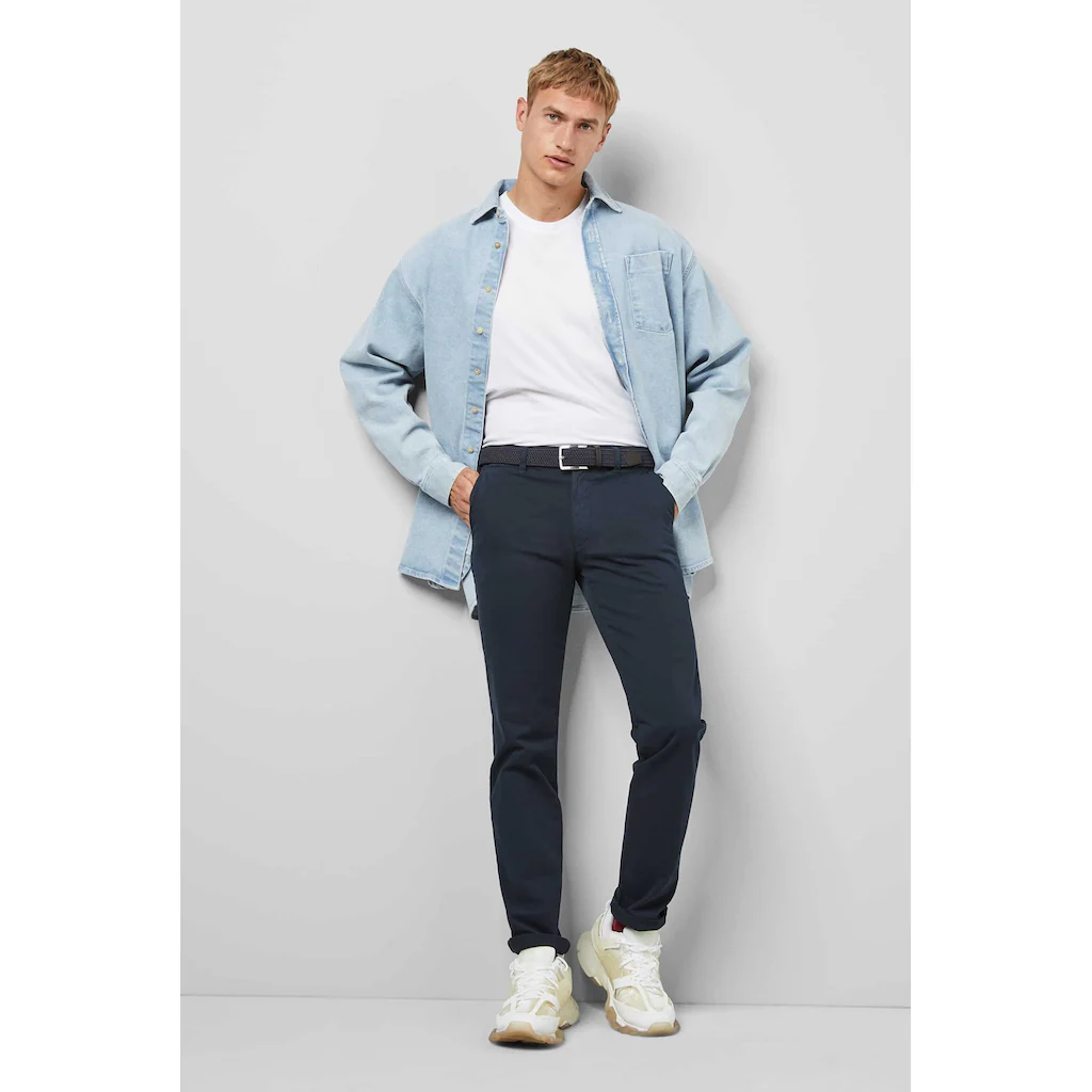 MEYER Chinos »M5 Chino« Im Unifarbenen Design ▷ Bestellen