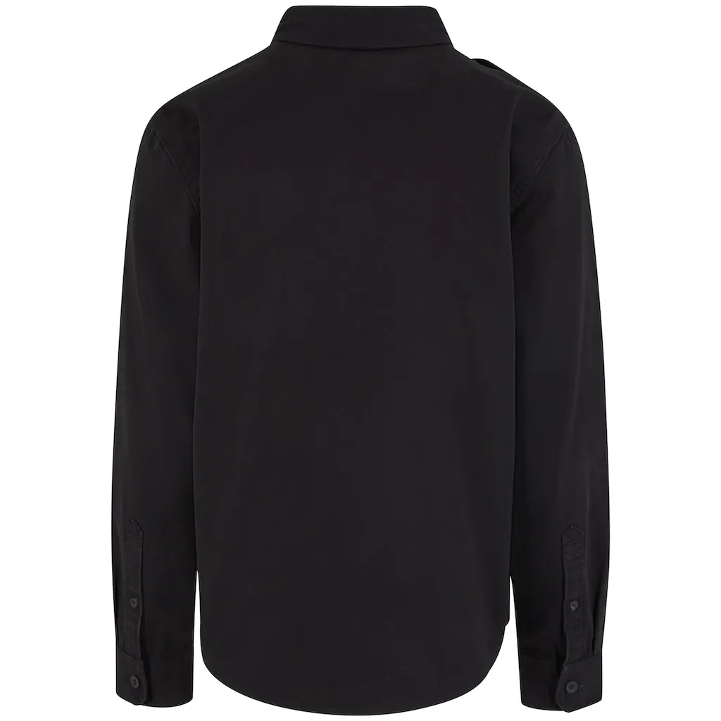 MisterTee Langarmhemd »MisterTee Capricorn Skull Shirt Longsleeve« (1 Tlg.)