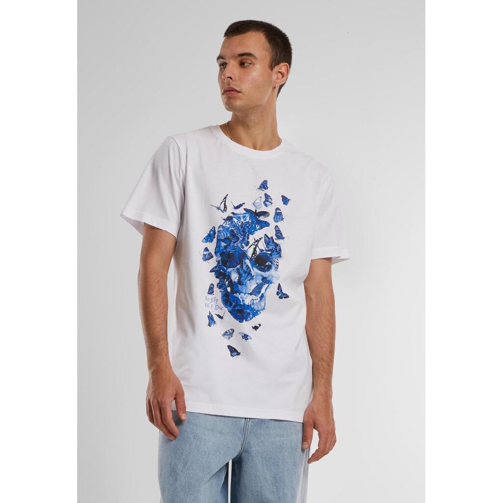 MisterTee T-Shirt »MisterTee Herren Butterfly Skull Tee« (1 Tlg.)