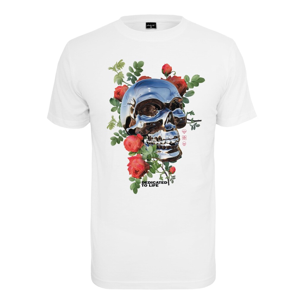 MisterTee T-Shirt »MisterTee Herren Chrome Skull Tee« (1 tlg.)