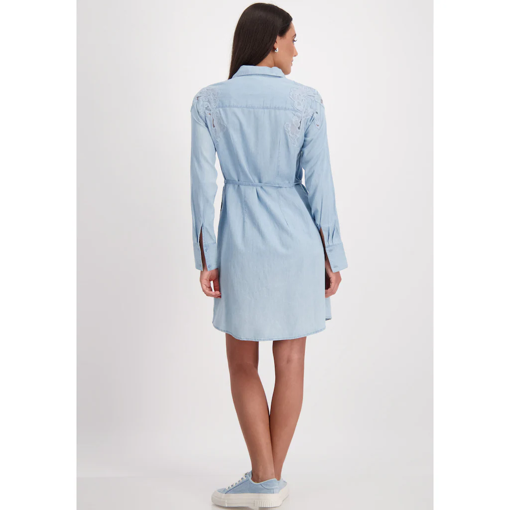 Monari Jeanskleid Mit Bindegürtel