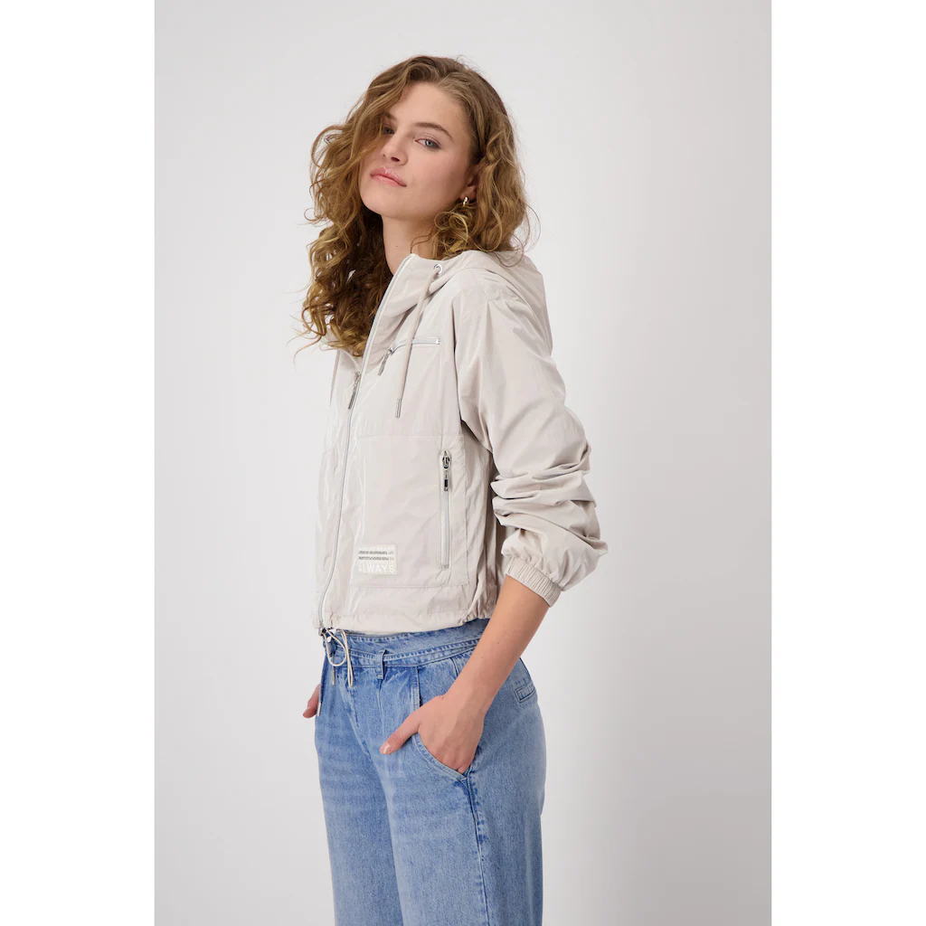 Monari Kurzjacke Mit Kapuze Mit Kapuze