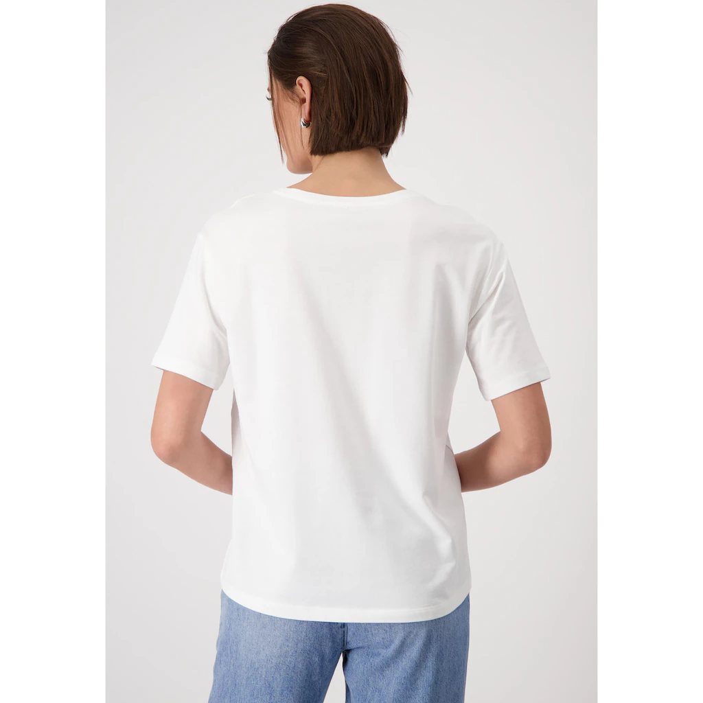 Monari Rundhalsshirt Mit Frontprint