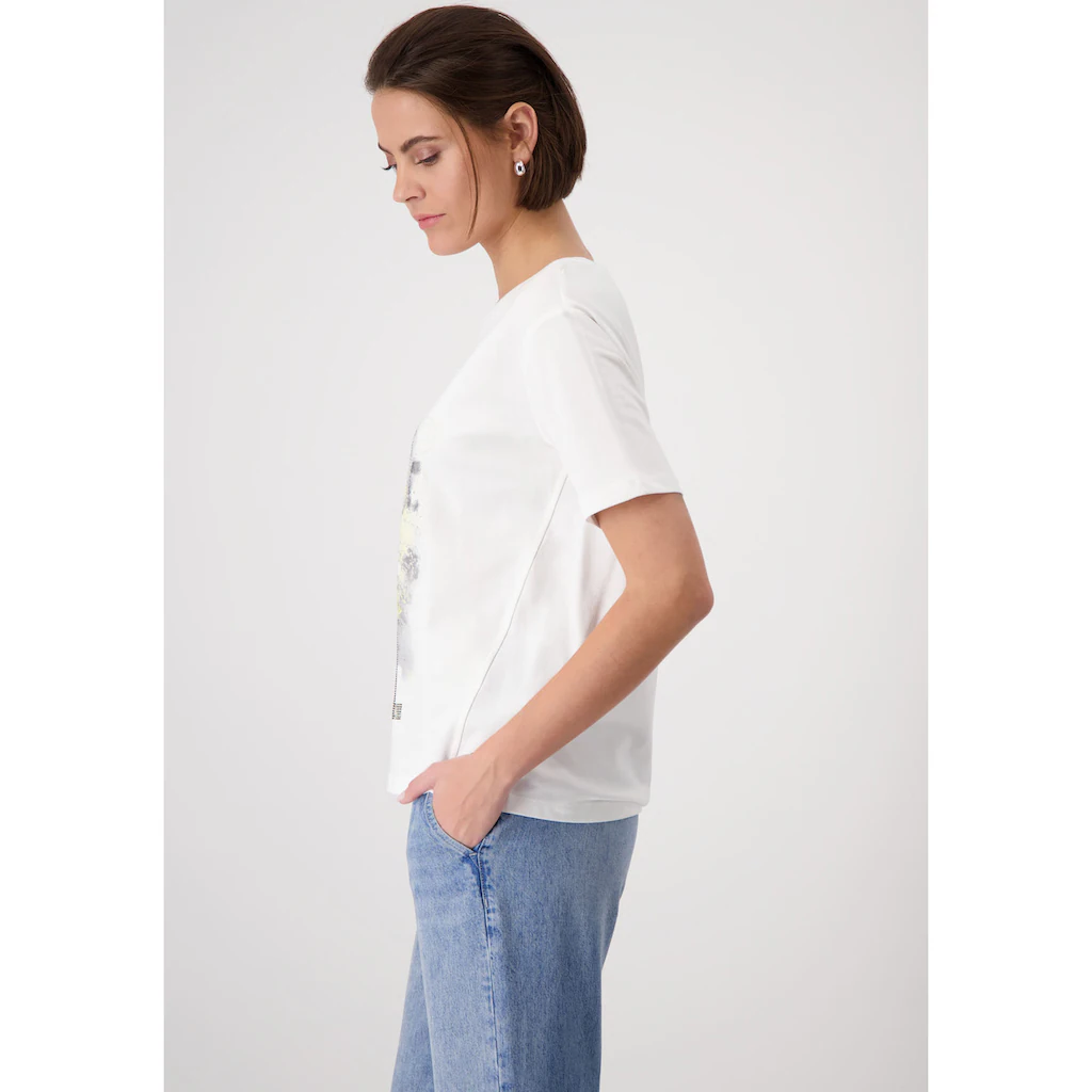 Monari Rundhalsshirt Mit Frontprint