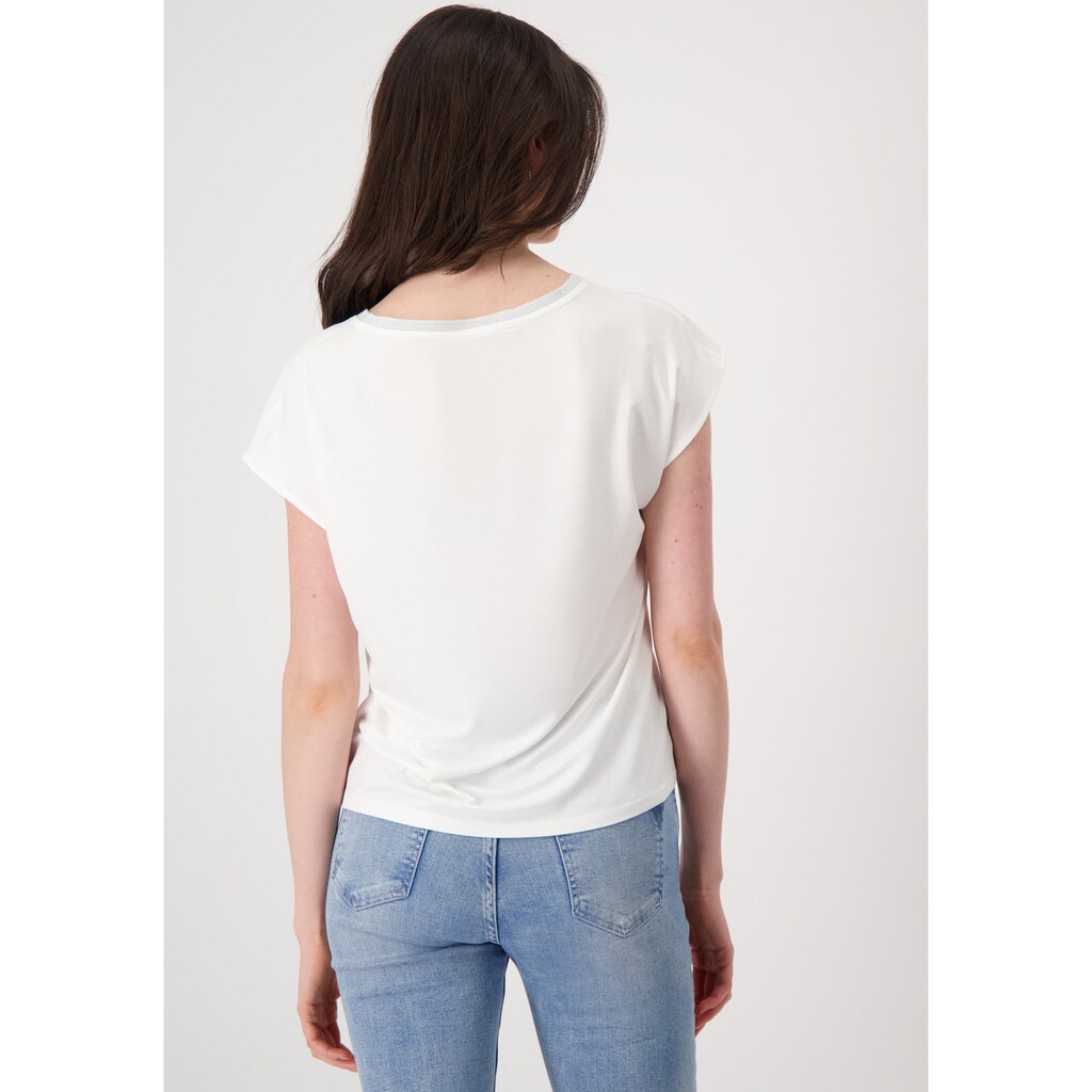 Monari Schlupfbluse Mit Aufgesetzter Schmucktasche